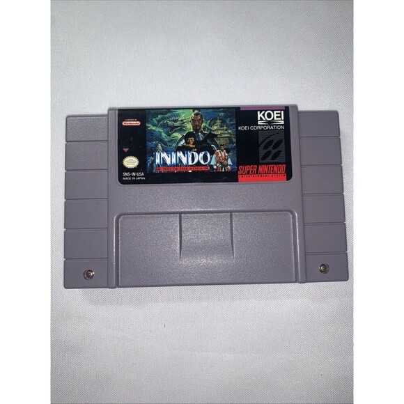 Super Nintendo Game Inindo: Way of the Ninja SNES  Great Label Collectible - Picture 2 of 8